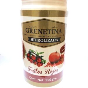 Grenetina Hidrolizada Sabor Frutor Rojos con 550 gramos