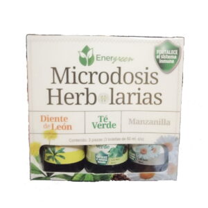 Nanogotas en Microdosis Herbolarios con 3 goteros