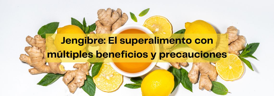 Jengibre: El superalimento con múltiples beneficios y precauciones