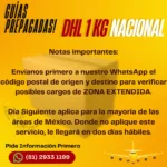 guía prepagada nacional DHL en Casitodoonline