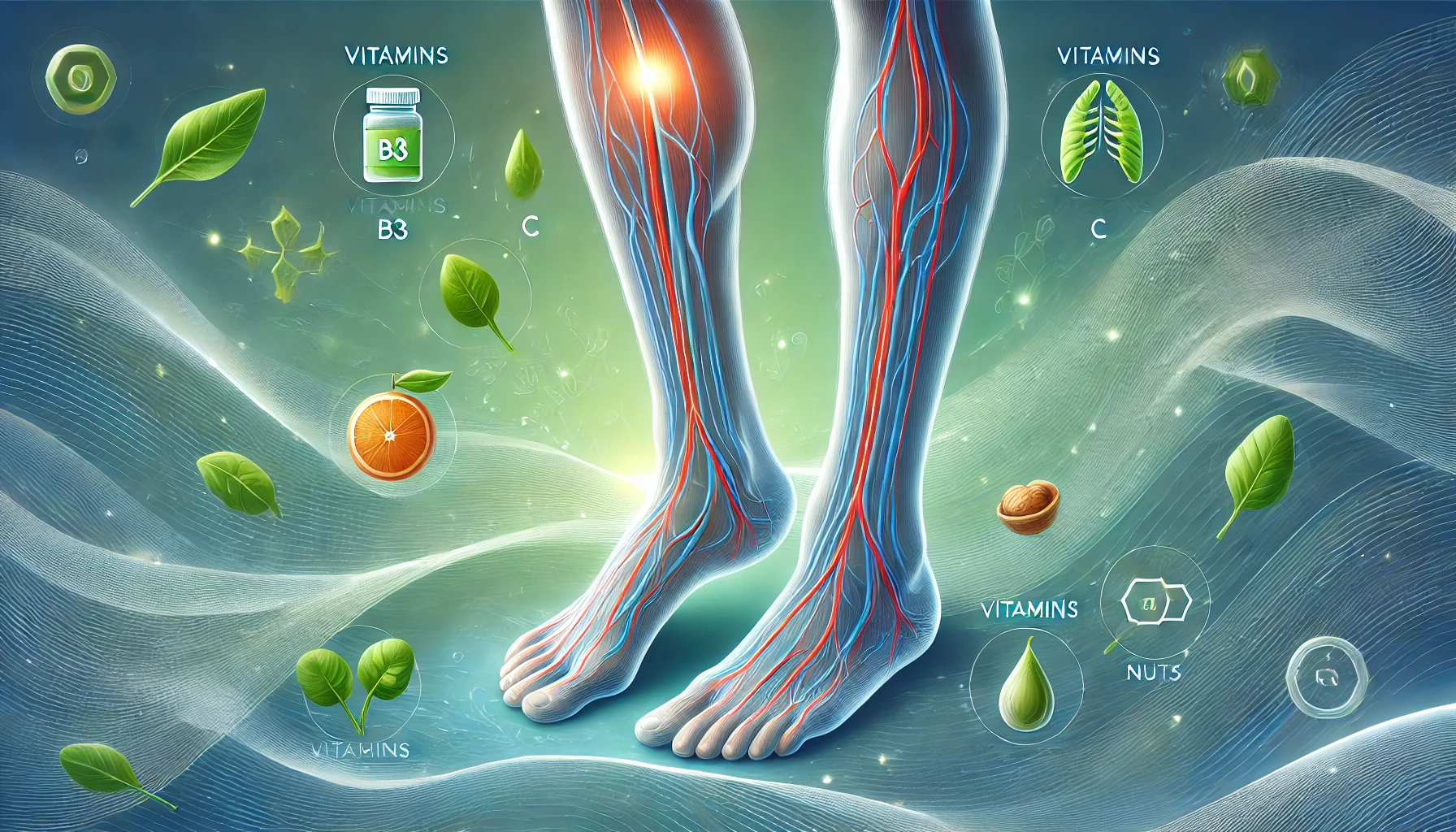 Cómo Mejorar la Circulación en Piernas y Pies: Descubre las Vitaminas Clave para una Salud Óptima