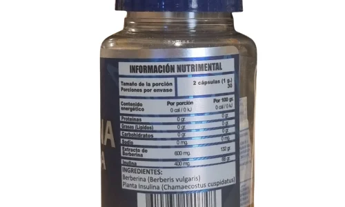 Berberina e Inulina Power - 60 Cápsulas de 500 mg - Imagen 3